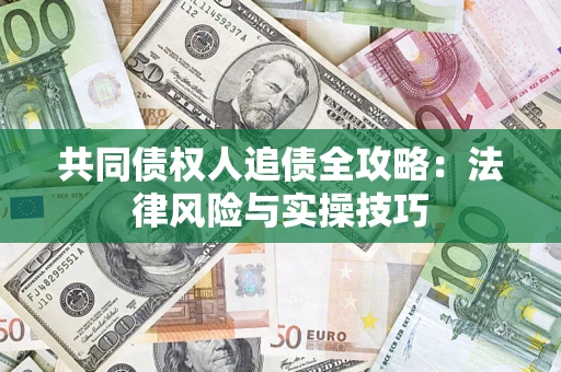 北京共同债权人追债全攻略：法律风险与实操技巧