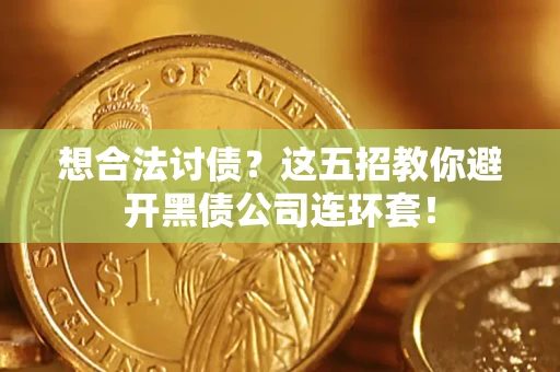 北京想合法讨债？这五招教你避开黑债公司连环套！