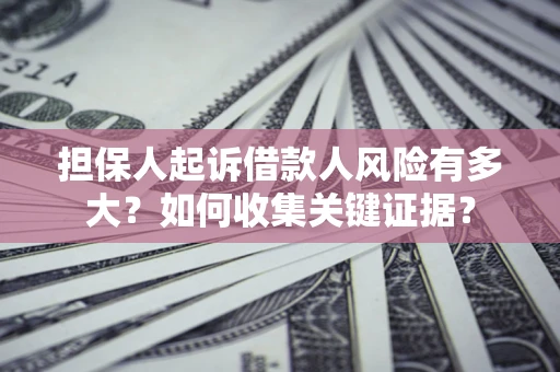 北京担保人起诉借款人风险有多大？如何收集关键证据？