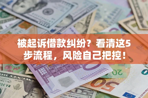 北京被起诉借款纠纷？看清这5步流程，风险自己把控！